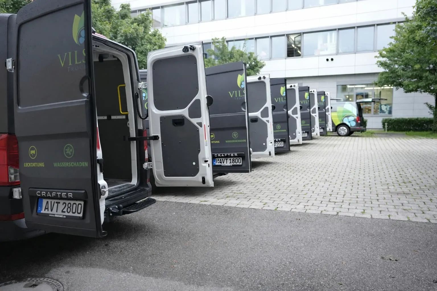 Vilson-Einsatzfahrzeuge mit Trocknungstechnik