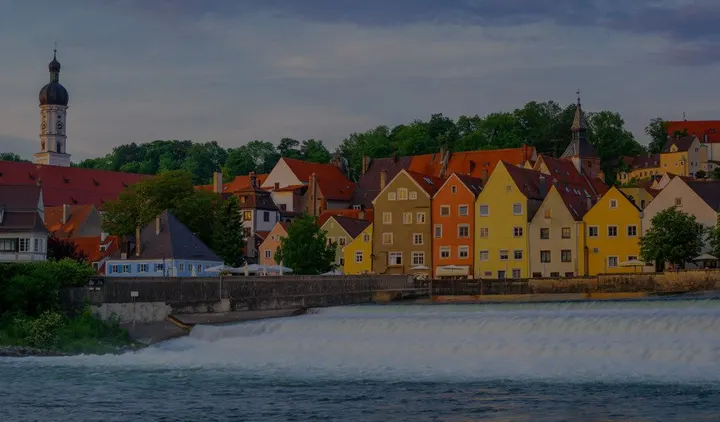 Blick auf Landsberg am Lech