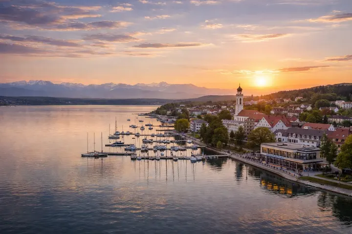 Starnberger See bei Sonnenuntergang