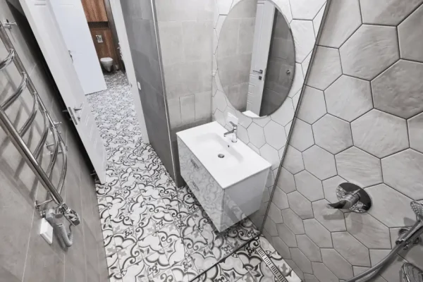 Badsanierung im Rahmen einer Komplettsanierung in Augsburg